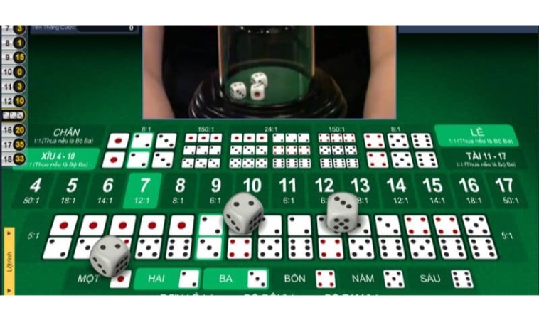 Người chơi có 03 cửa đặt cược để chọn